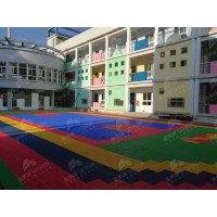 廣東籃球場(chǎng)懸浮地板廠家廣州安裝拼裝地板案例